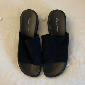 Steve Madden Black Sandal Dupe